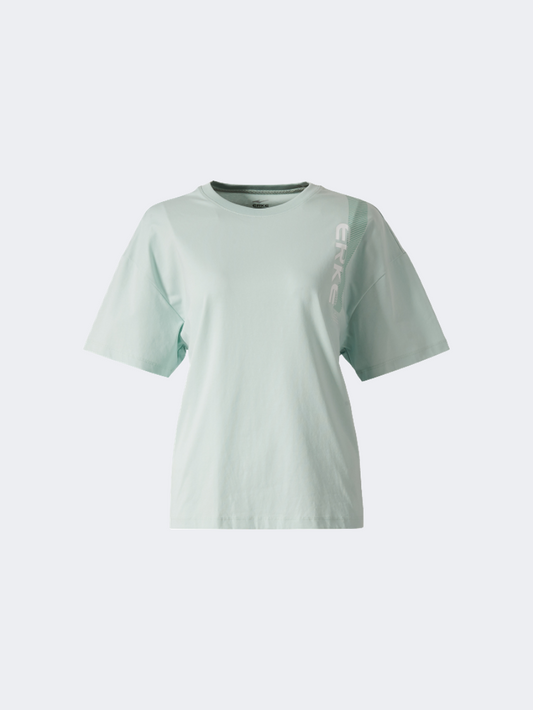 Erke Women Lifestyle T-Shirt Light Green