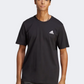 Adidas Essentials Single Jersey Embroidered Small Logo Men Sportswear T-Shirt Black