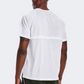 Under Armour Streaker Run Short Sleeve Men Running T-Shirt White 1361469-100