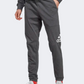 Adidas Essentials Single Jersey Tapered Badge Of Sport Men Sportswear Pant Grey