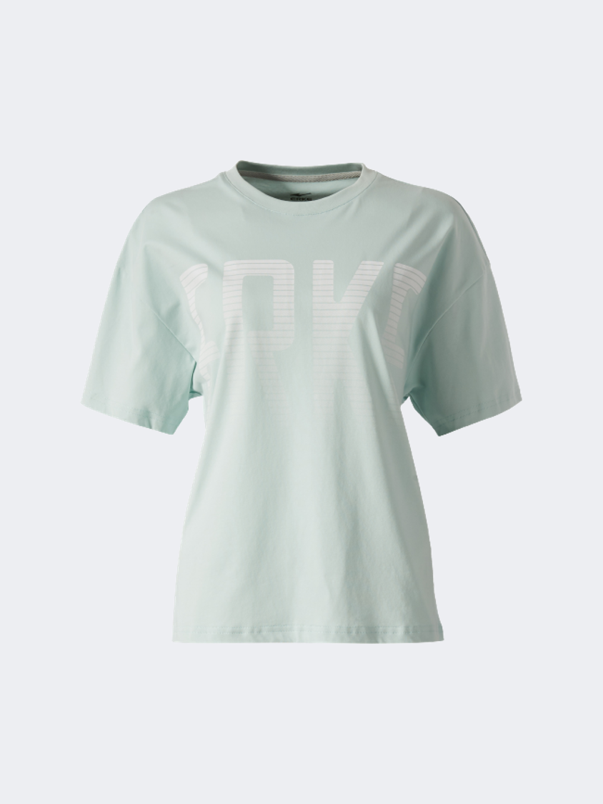 Erke Crew Neck Women Lifestyle T-Shirt Light Green