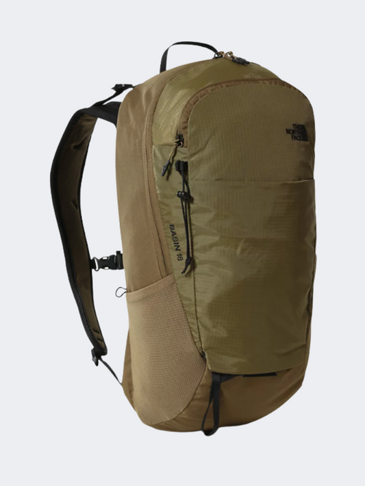 The North Face Basin Backpack 18L Unisex Hiking Bag Military Olive