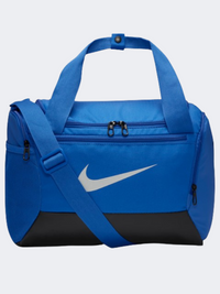 حقيبة تدريب رجالي Nike Brasilia 9.5 باللون الأزرق/أسود/فضي