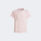 Adidas Essentials Logo Kids-Girls Sportswear T-Shirt Pink/White
