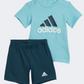 Adidas  Baby-Boys Sportswear Set Light Aqua/Violet
