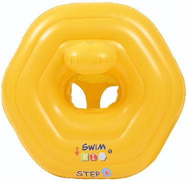 Ji-Long Baby Seat(1-) 73Cm*70Cm(28.5"*27.5") Kids Beach Floater Yellow 37492