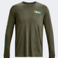 Under Armour Project Rock Brahma Men Training Long Sleeve Marine Green/Yellow