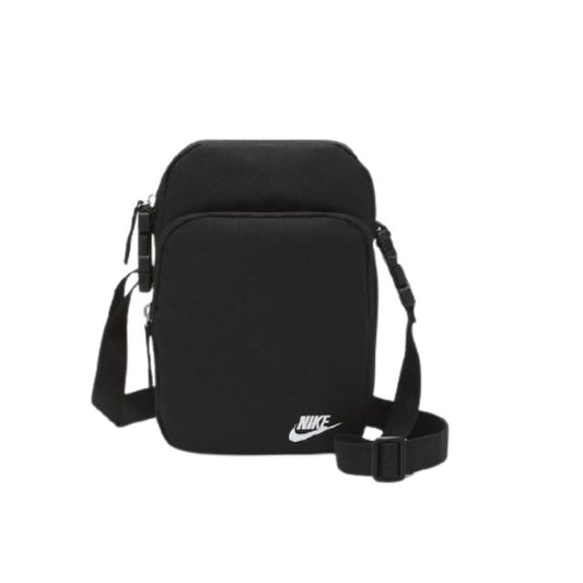 Nike Heritage Cross Body Unisex Lifestyle Bag Black/White Db0456-010