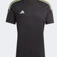 Adidas Tiro 23 Men Football T-Shirt Black/Pulse Lime