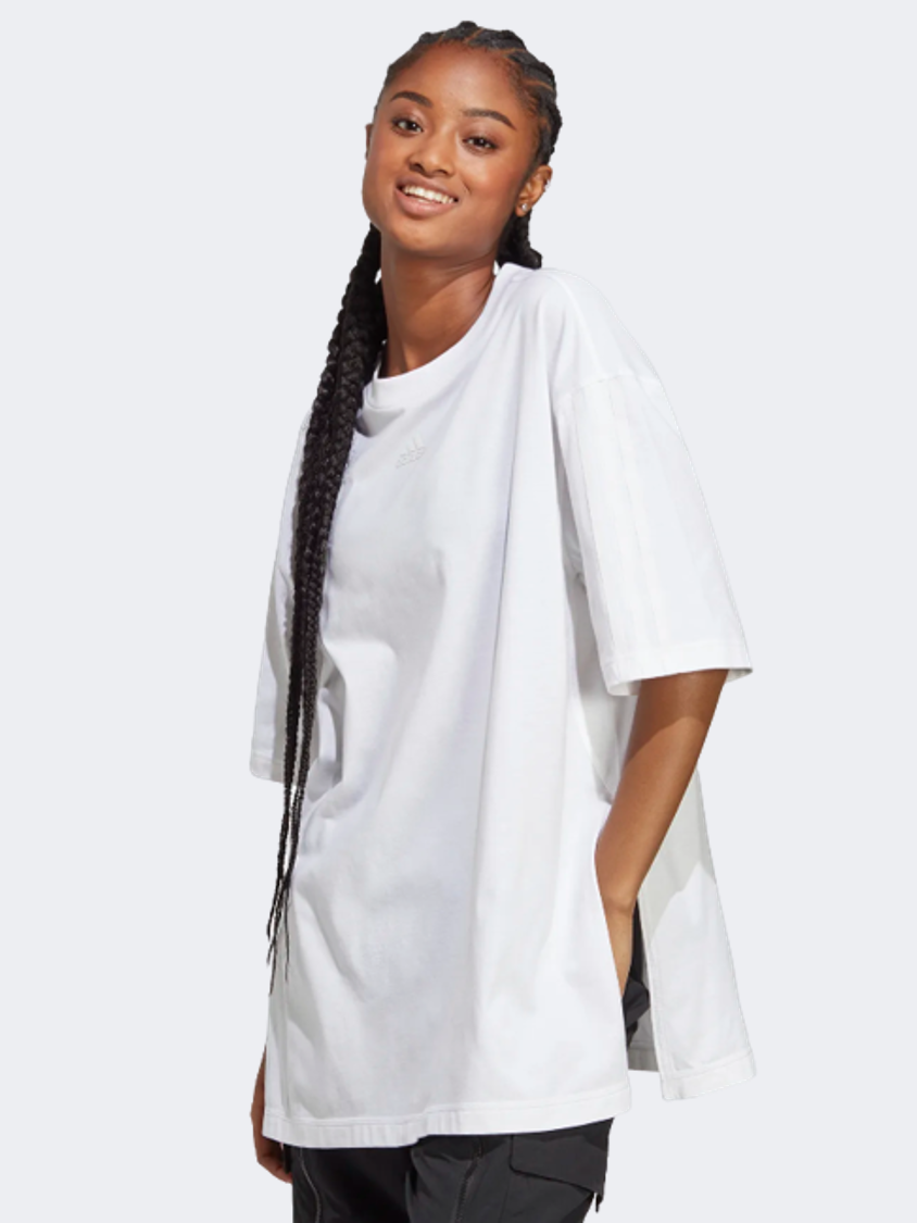 Adidas Dance Oversized Women Sportswear T-Shirt White