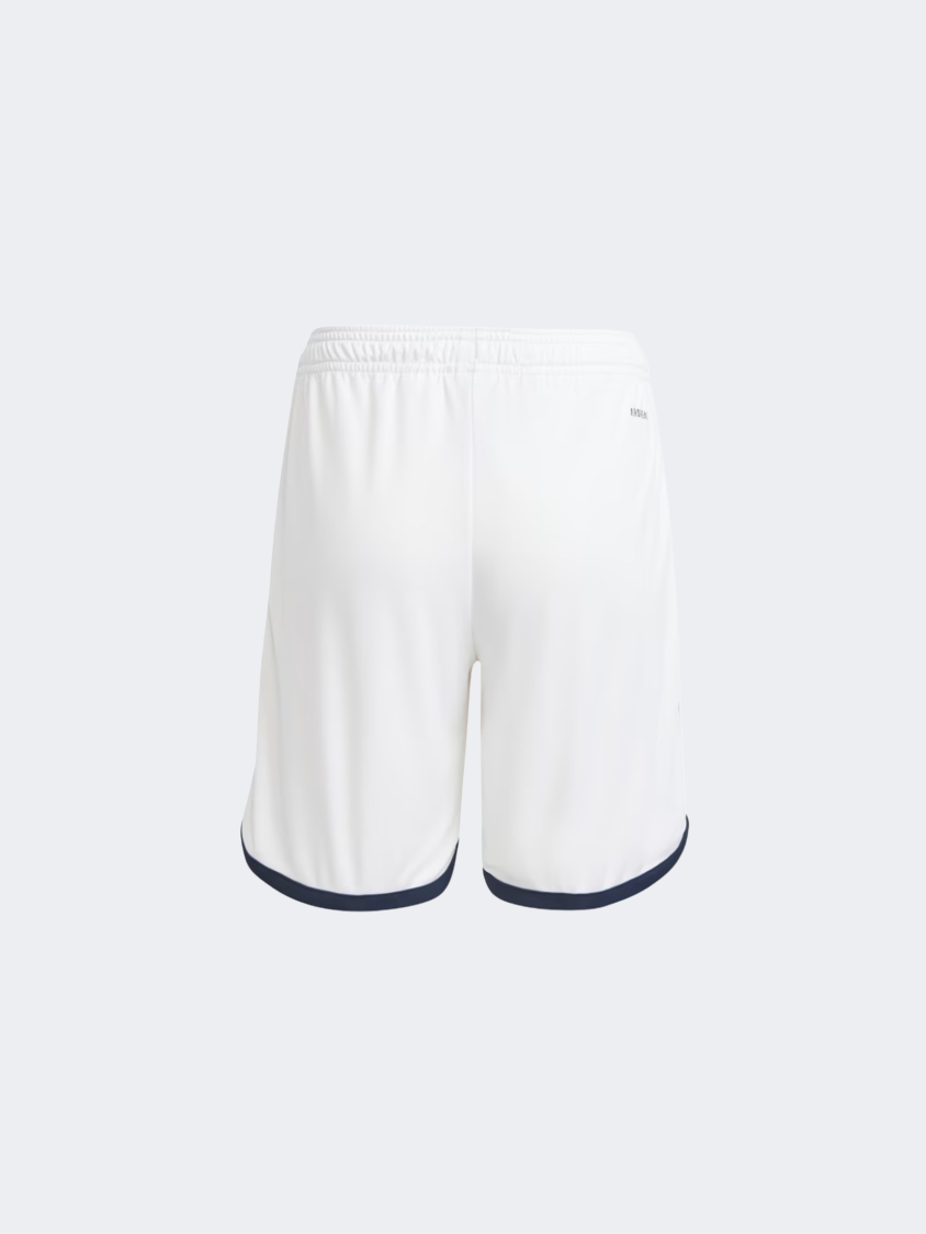 Adidas Real Home Kids-Boys Football Short White