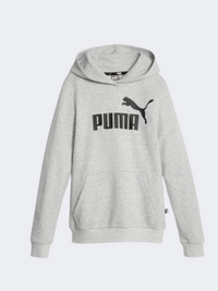 Puma إسينشال لوجو بنات هودي لايف ستايل رمادي فاتح هيذر