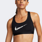 Nike Swoosh Women Training Bra Black/White