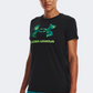 Under Armour Sportstyle Graphic Short Sleeve Women Lifestyle T-Shirt Black/Fade