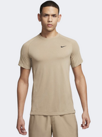 تيشيرت تدريب رجالي Nike Flex Rep كاكي/أسود