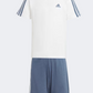 Adidas Essential 3S Little Boys Sportswear Set White/Preloved Ink