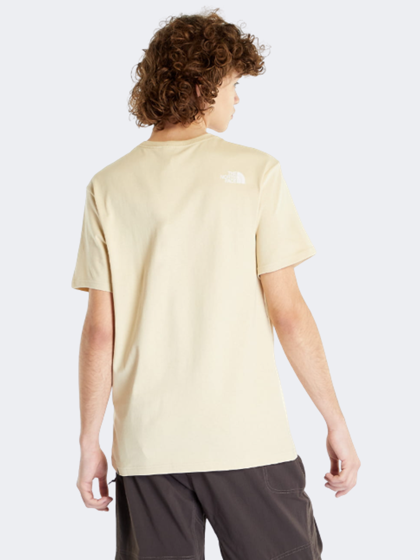 The North Face Woodcut Dome  Men Lifestyle T-Shirt Gravel