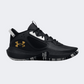 Under Armour Lockdown 6 Gs-Boys Basketball Shoes Black/Gold