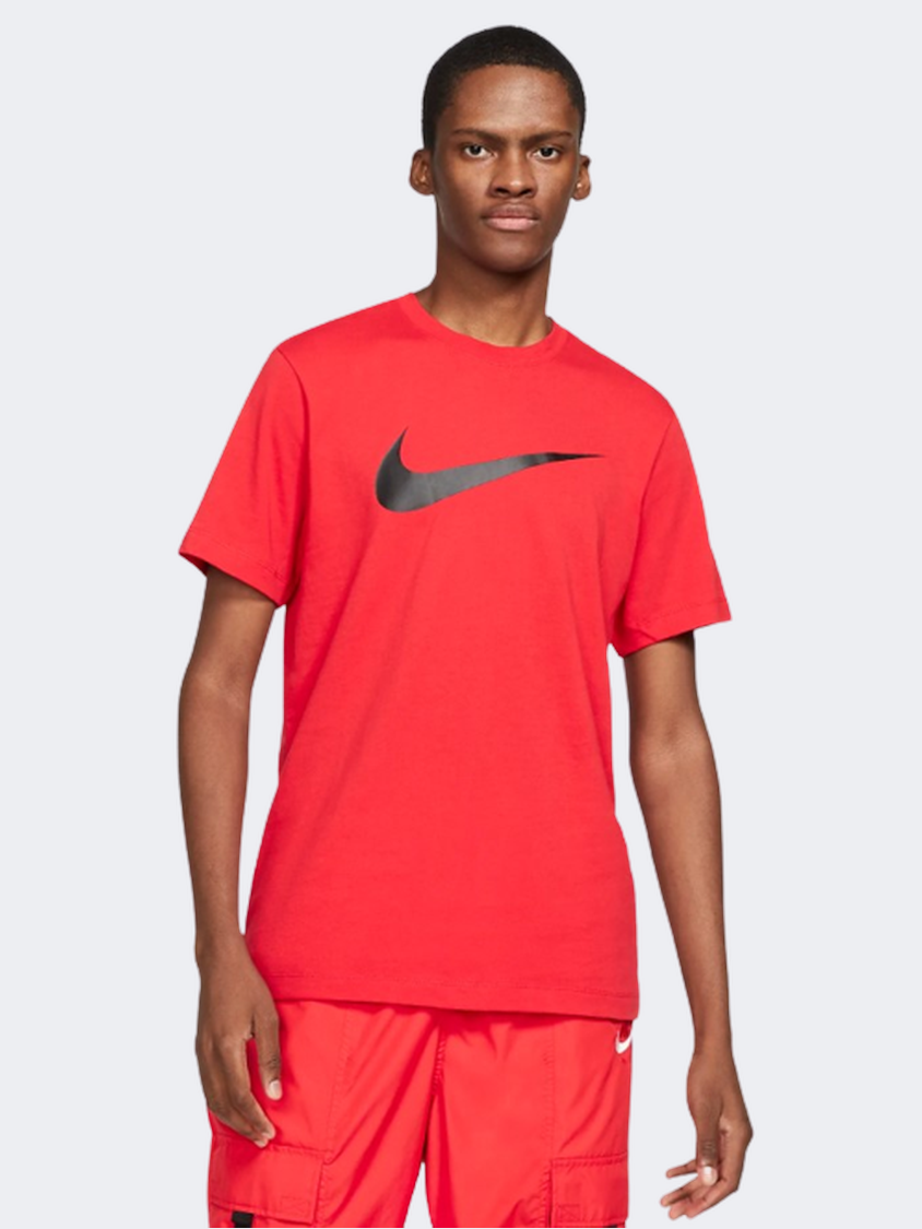 Nike Swoosh Men Lifestyle T-Shirt Niversity Red/Black