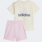 Adidas Girls Sportswear Set Ivory/Clear Pink