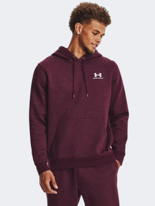 Under Armour Essential Men Lifestyle Hoody Maroon/White
