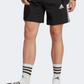 Adidas Essentials French Terry 3-Stripes Men Sportswear Short Black/White