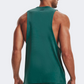 Under Armour Project Rock Iron Muscle Men Training Tank Teal
