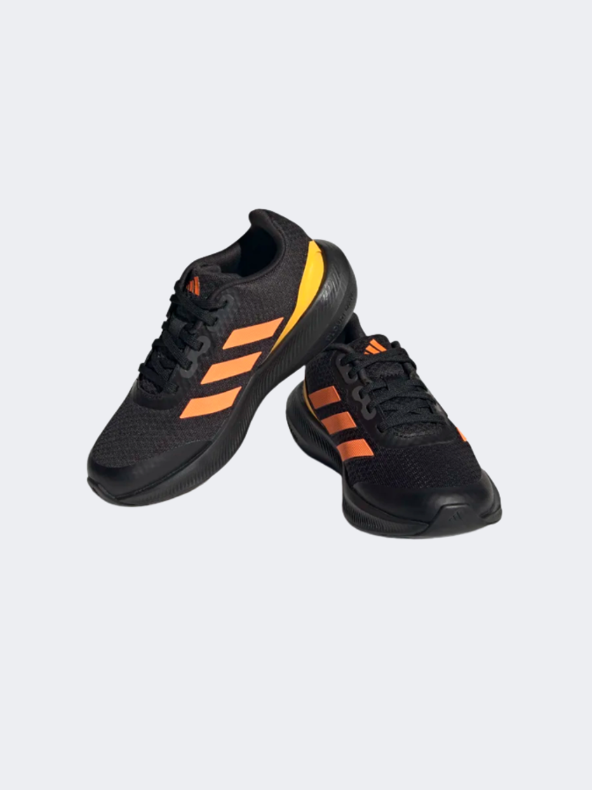 Adidas Falcon 3 Sport Ps Running Shoes Black Orange