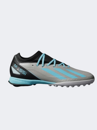 حذاء تيرف رجالي Adidas X Crazyfast Messi.3 فضي/أزرق/أسود