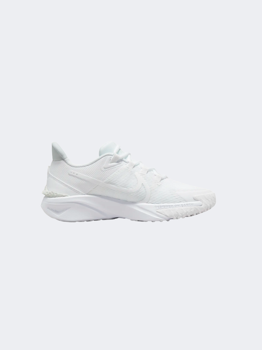 Nike Star Runner 4 Gs-Boys Running Shoes White/Platinium