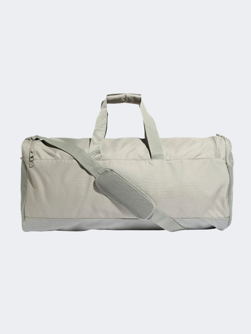 Adidas Essentials Duffel Medium Unisex Training Bag Silver Pebble