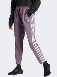 بنطال تدريب نسائي Adidas Essential 3S ظل بنفسجي/أبيض