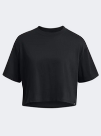 تيشيرت لايف ستايل نسائي Under Armour Essential Boxy أسود