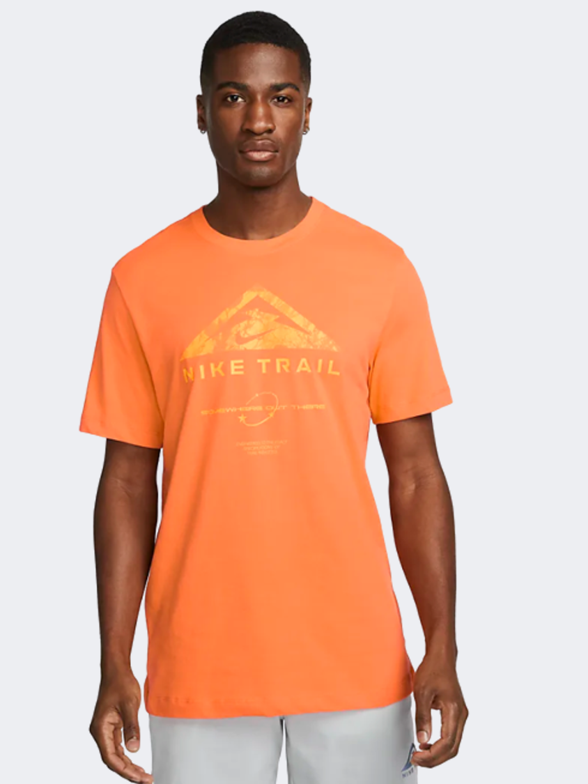 Nike Sportswear Men Running T-Shirt Orange