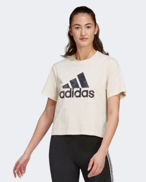 Adidas X Zoe Saldana Graphic Women Lifestyle T-Shirt Wonder White Hb1516