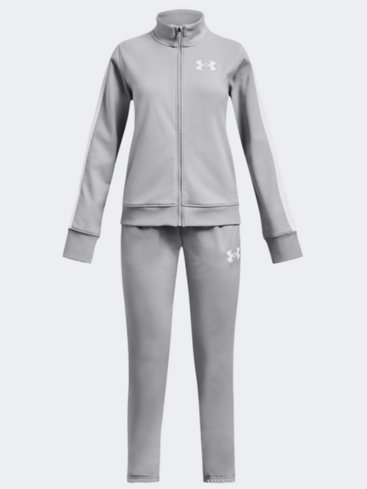 Under Armour Knit Classic Girls Training Suit Mod Grey/White