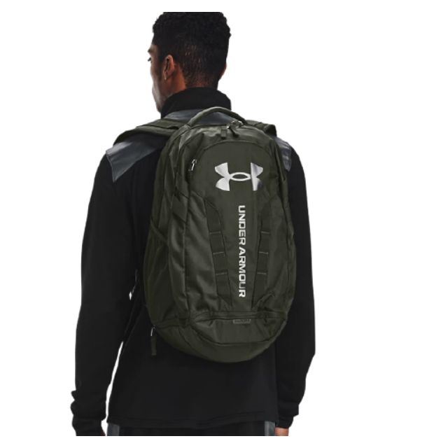 Under Armour Hustle 5.0 Unisex Training Bag Green/Black