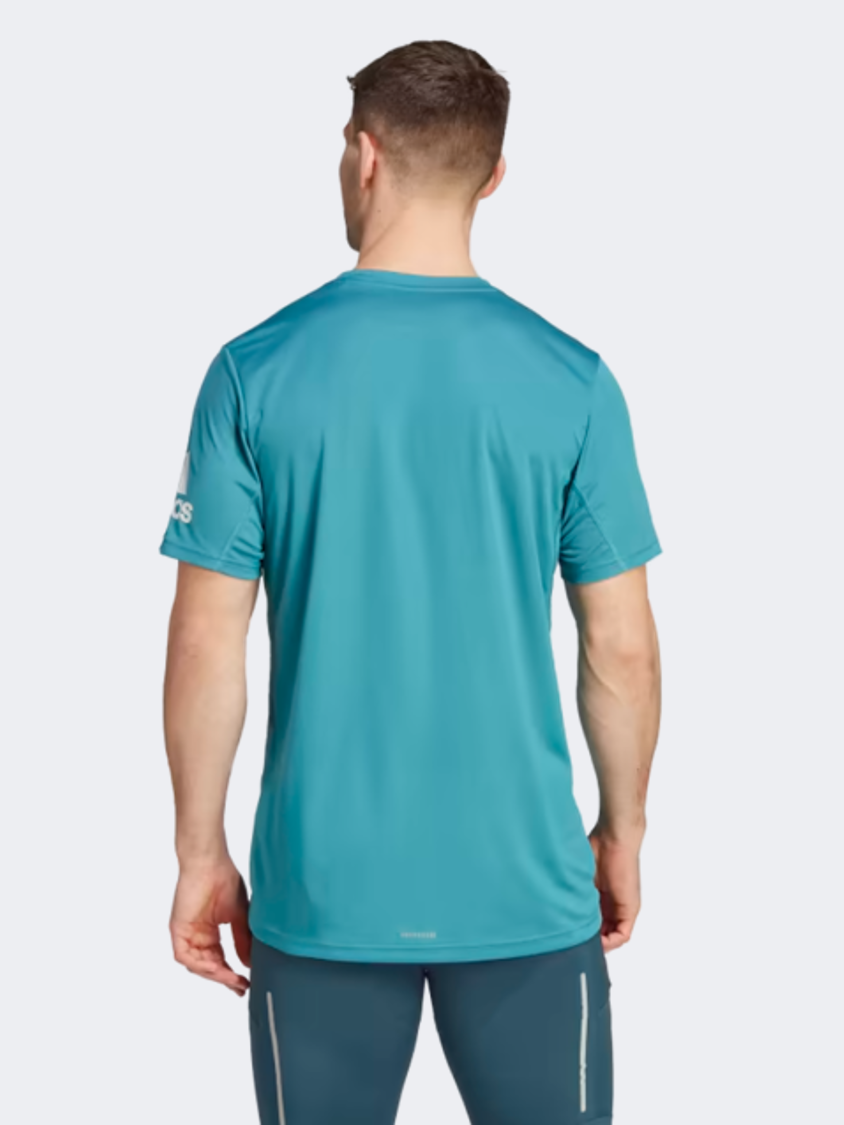 Adidas Run It Men Running T-Shirt Arctic Fusion