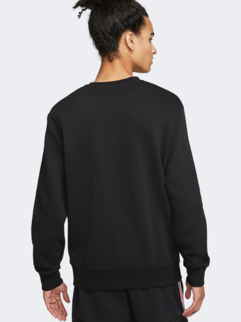 Nike Repeat Men Lifestyle Sweatshirt Black/Pink/White