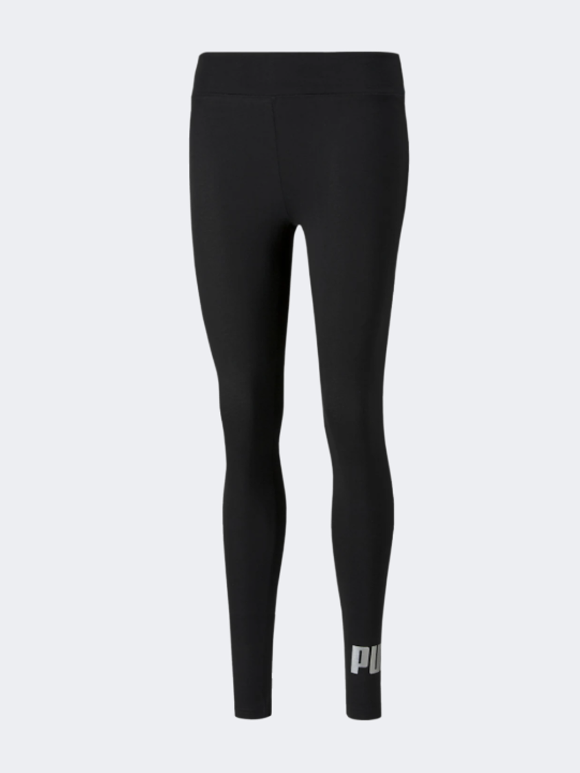 Puma Essentials+ Metallic Women Lifestyle Tight Black/Silver