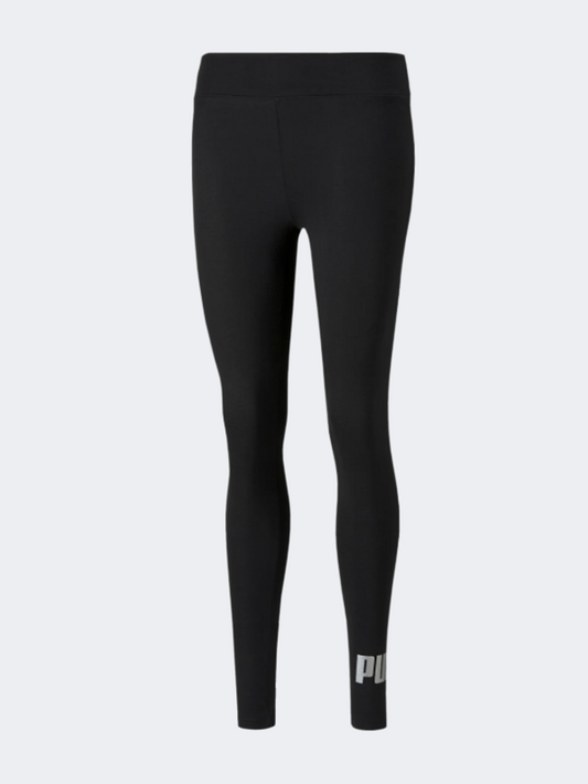 Puma Essentials+ Metallic Women Lifestyle Tight Black/Silver