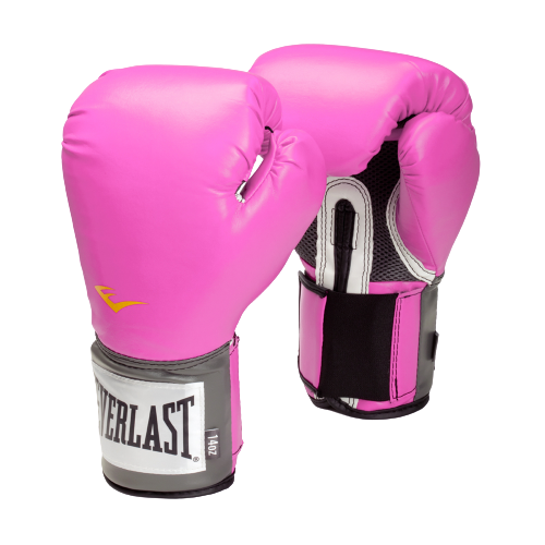 Everlast Velcro Prostyle Boxing Gloves Pink