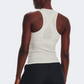 Under Armour Project Rock Rib Women Training Tank Ivory