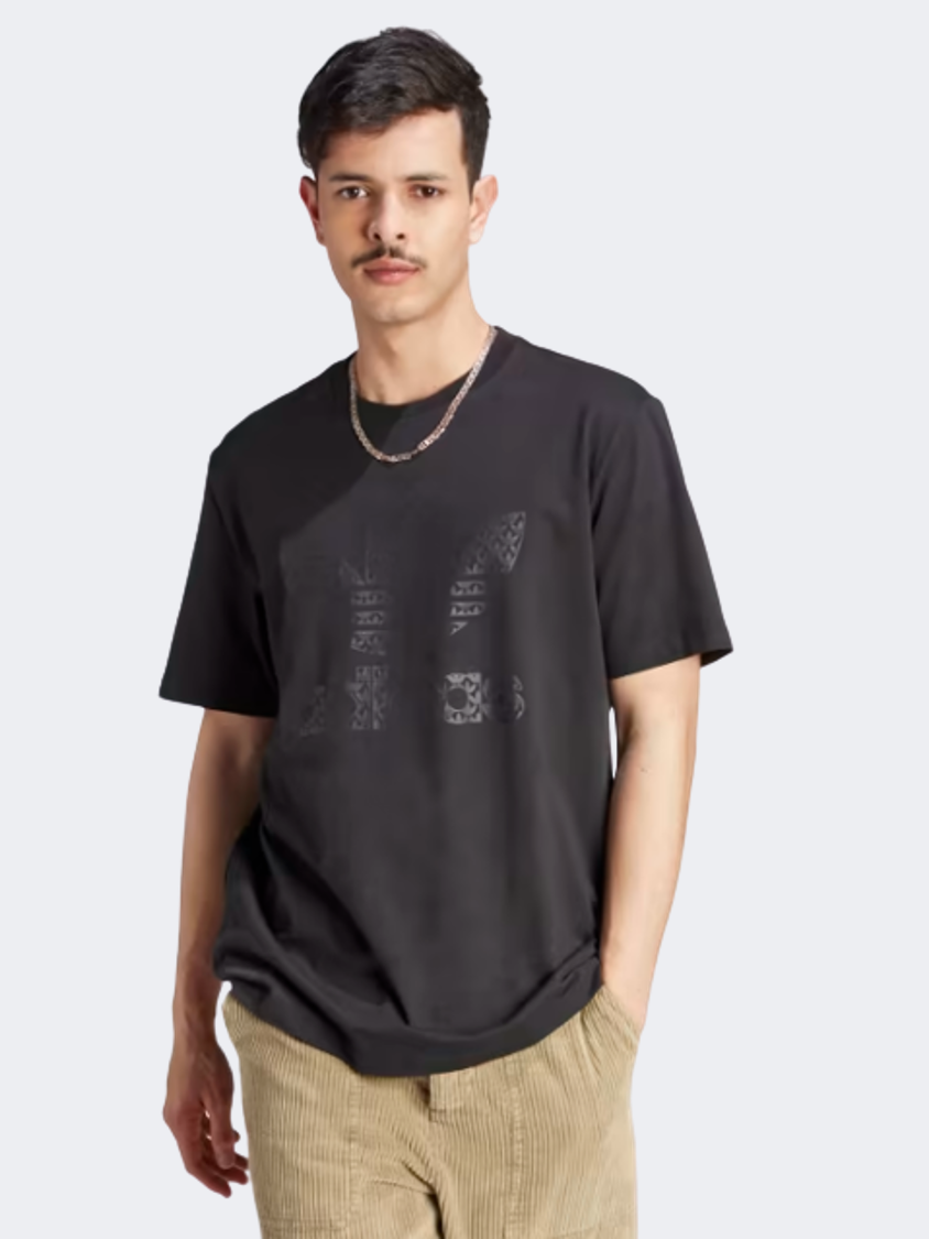 Adidas Graphics Monogram Men Original T-Shirt Black