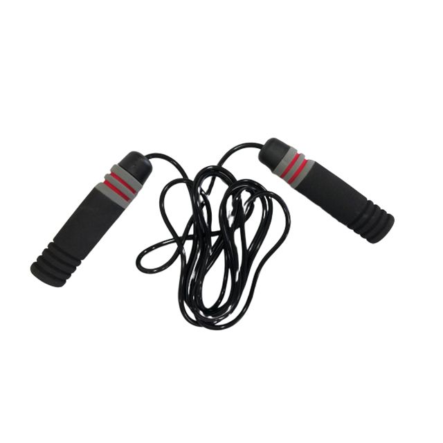 Irm-Fitness Factory Jump Rope Pvc With 2 Color Soft Foams Ftf Ng Fitness  Black/Grey Jr-003