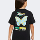Nike Boy Max Butterfly Girls Lifestyle T-Shirt Black