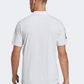 Adidas Club 3-Stripes Men Tennis Polo Short Sleeve White/Black