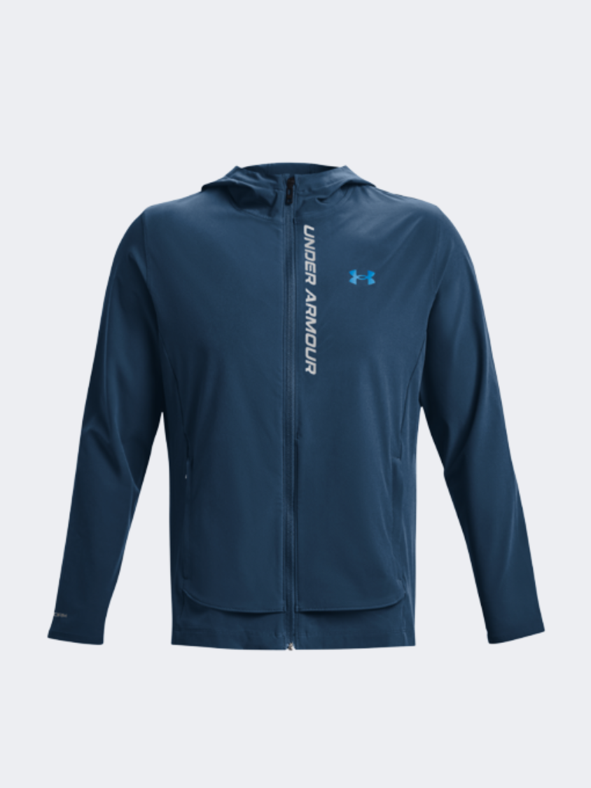 Under Armour Outrun The Storm Men Running Jacket Varsity Blue/Navy