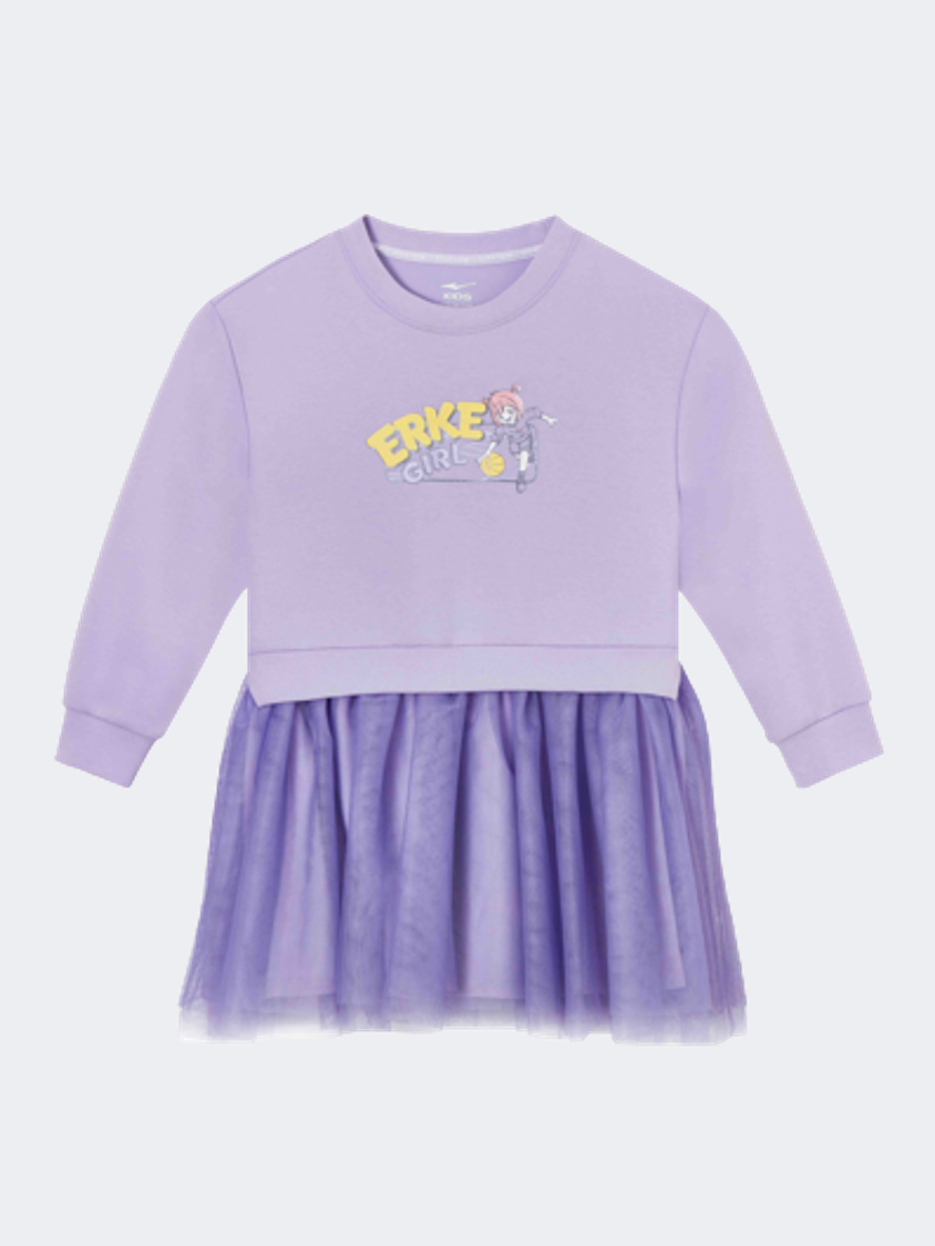 Erke  Little-Girls Lifestyle Dress Purple