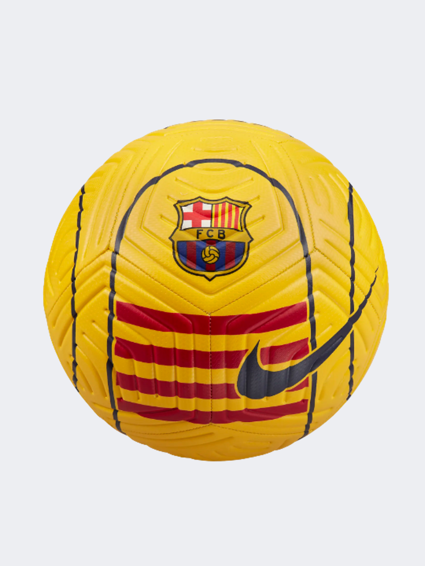 Nike Fc Barcelona Strike Men Football Ball Yellow
